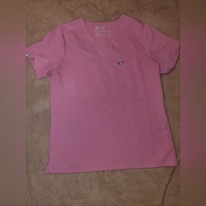 Figs Mauve Catarina 1 pocket scrub top